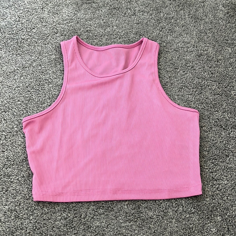 pink shein tank